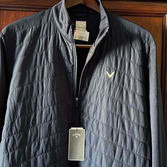 Brand New Callaway Classic Quilted Lightweight Peacoat Jacket Sun Protection UPF - Picture 1 of 8